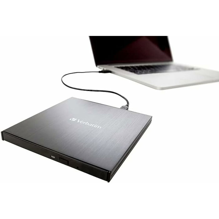 Verbatim Grabador Slimline Blu-ray Externo USB-C Ultra HD 4K