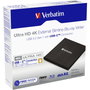 Verbatim 43888 Slimline Blu-ray Writer USB-C Ultra HD 4K