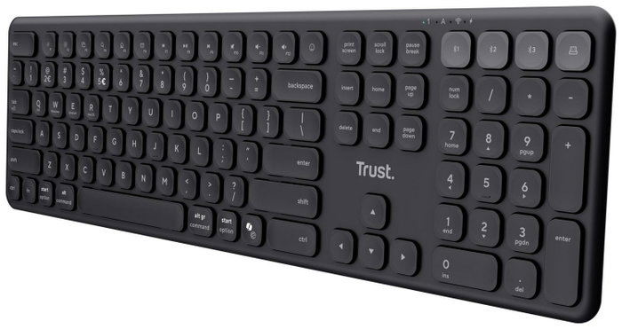 Trust VAIYA Teclado Multidispositivo Inalámbrico Layout US Trust VAIYA Teclado Multidispositivo Inalámbrico Layout US