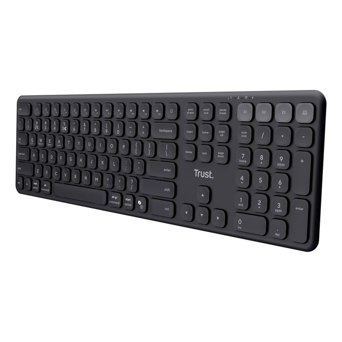 Trust VAIYA Teclado Inalámbrico 100% Full-size Negro