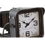 DKD Home Decor Reloj de Metal y Cristal Estilo Vintage
