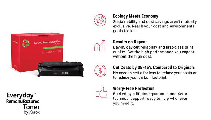 Xerox Tóner Everyday Negro Remanufacturado para Brother TN423BK, Alta Capacidad