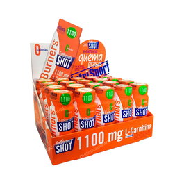 NUTRISPORT L-Carnitina Fat Burners Shot Caja 20Unid. Ayuda a la Conversión de Grasa en Energía