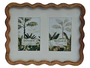 DKD Home Decor Marco Multifoto Mango 36x2x27,5 Marrón y Blanco