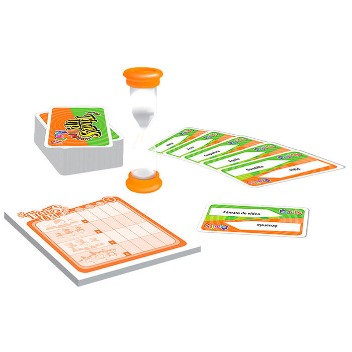 Asmodee Times Up Family TUF01ES Juego de mesa en español para toda la familia, adivinar personajes y objetos, +8 años