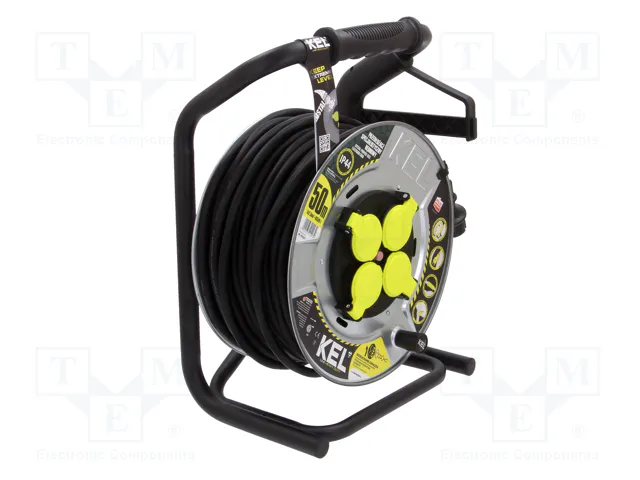 KEL Prolongador de alimentación H05RR-F 3G2,5mm2 50m KEL Prolongador de alimentación H05RR-F 3G2,5mm2 50m
