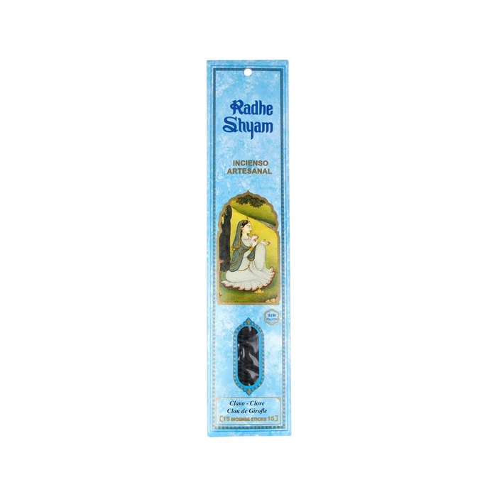 RADHE SHYAM Incienso Stick de Clavo, Incienso Artesanal sin Ftalatos, 15 Unidades RADHE SHYAM Incienso Stick de Clavo, Incienso Artesanal sin Ftalatos, 15 Unidades
