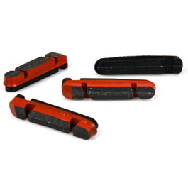 Campagnolo Kit 4 Zapatas de Freno para Rueda Hyperon-Bora, Compatible Carbono Shimano Dura-Ace