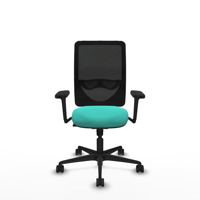 PIQUERAS Y CRESPO Silla de oficina Zulema con mecanismo Sincro, Turquesa y Negro PIQUERAS Y CRESPO Silla de oficina Zulema con mecanismo Sincro, Turquesa y Negro