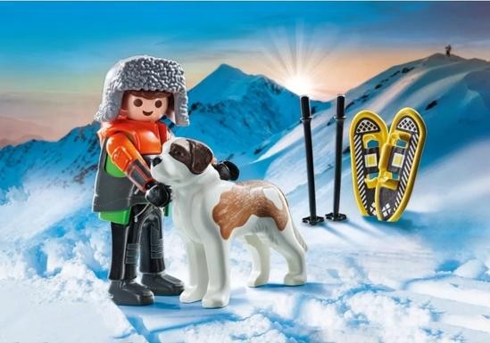 Playmobil Figura Senderista con San Bernardo my Life