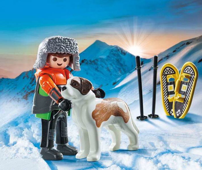 Playmobil My Life Figura Senderista con San Bernardo para niños a partir de 3 años, juguete de montaña y aventura Playmobil My Life Figura Senderista con San Bernardo para niños a partir de 3 años, juguete de montaña y aventura