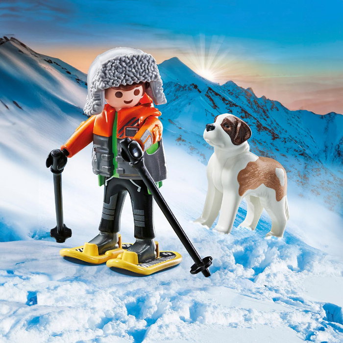 Playmobil Figura Senderista con San Bernardo my Life