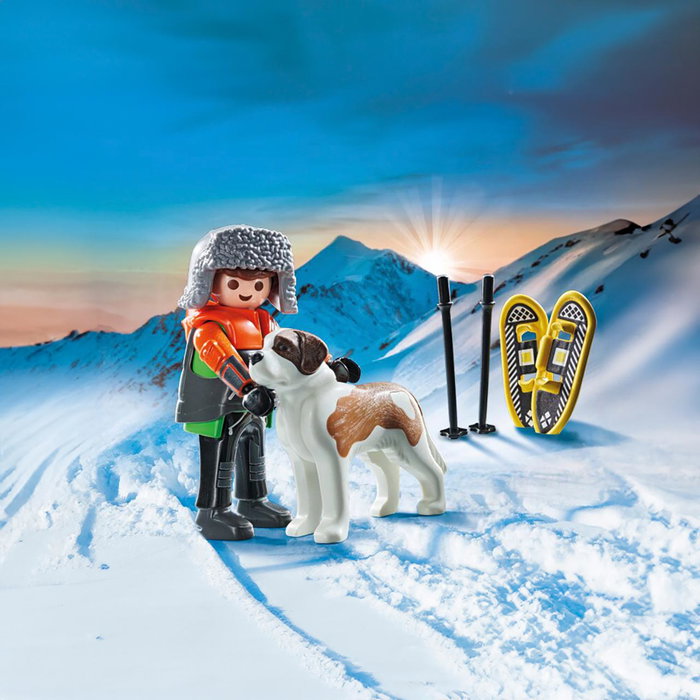 Playmobil Figura Senderista con San Bernardo my Life