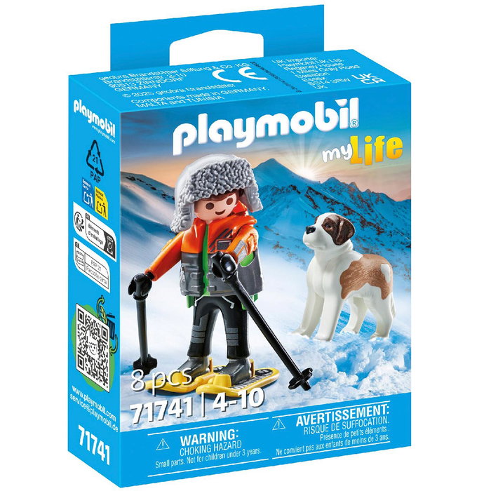 Playmobil Figura Senderista con San Bernardo my Life