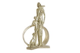DKD Home Decor Figura Resina Familia Dorado 26x14,5x39 cm