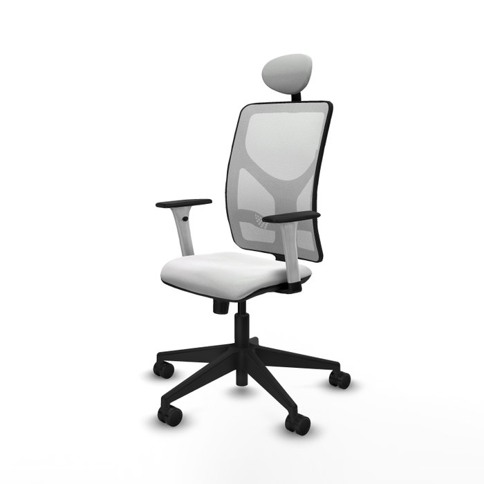 PIQUERAS Y CRESPO Silla de oficina Motilla con mecanismo Sincro, Blanco PIQUERAS Y CRESPO Silla de oficina Motilla con mecanismo Sincro, Blanco