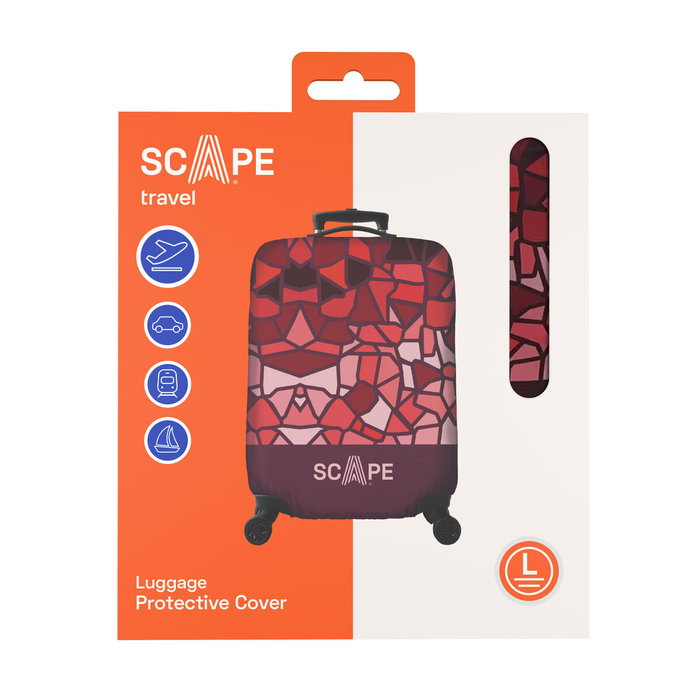 Scape Travel funda protectora de maleta talla L roja Scape Travel funda protectora de maleta talla L roja
