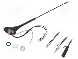 PER.PIC. Antena de techo para automóviles 25dBi AM/DAB/FM