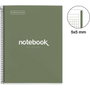 Miquelrius Cuaderno Espiral Emotions A4 Verde 80 Hojas Cuadriculado 5 mm