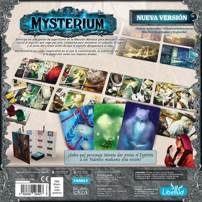 Asmodee Mysterium Nueva Versión Asmodee Mysterium Nueva Versión
