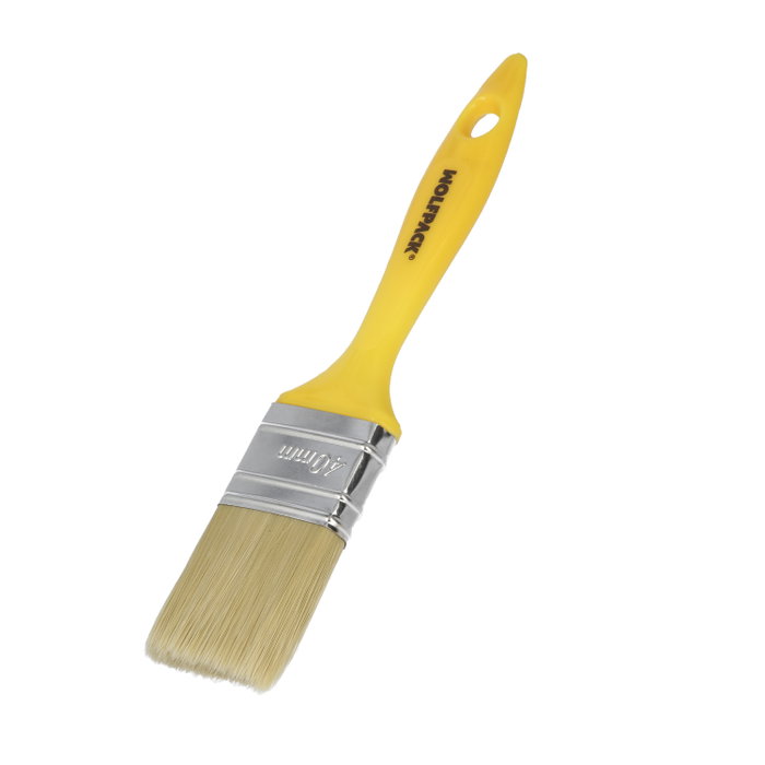 WOLFPACK LINEA PROFESIONAL Paletina Profesional de Cerda Blanca 40 mm