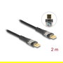 DELOCK Cable USB 2.0 Tipo-C Macho a Macho Transparente PD 3.0 100W 2m