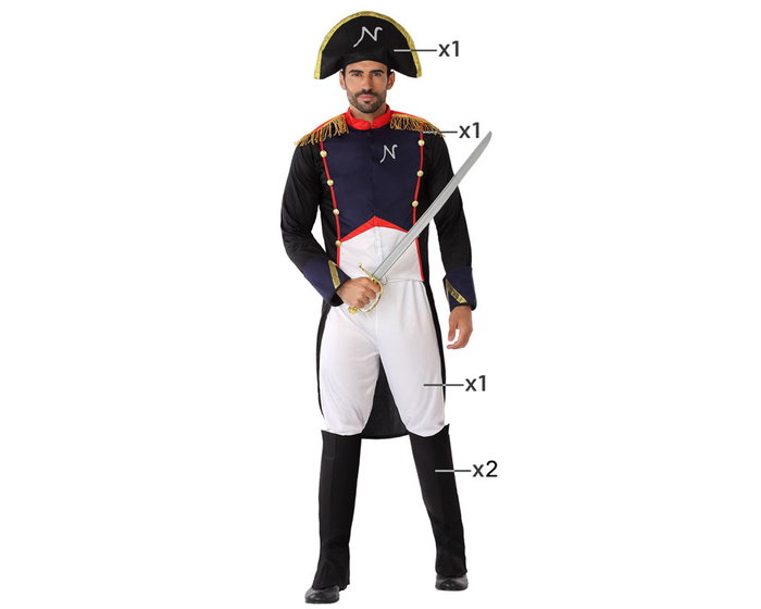 Disfraz para Adultos Th3 Party Multicolor XL