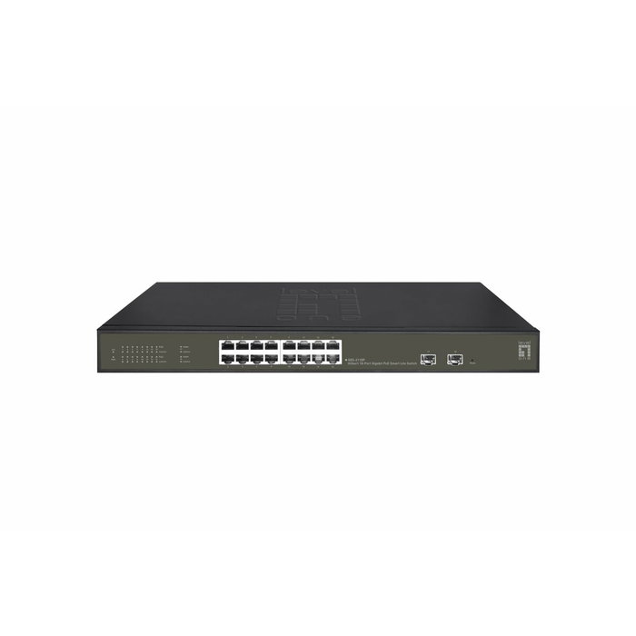 LevelOne GES-2118P Hilbert 16x Gigabit PoE+ y 2x SFP LevelOne GES-2118P Hilbert 16x Gigabit PoE+ y 2x SFP