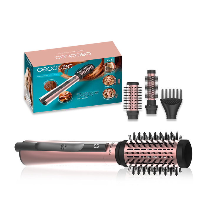 Cecotec CeramicCare 3in1 AirBrush Champagne rose