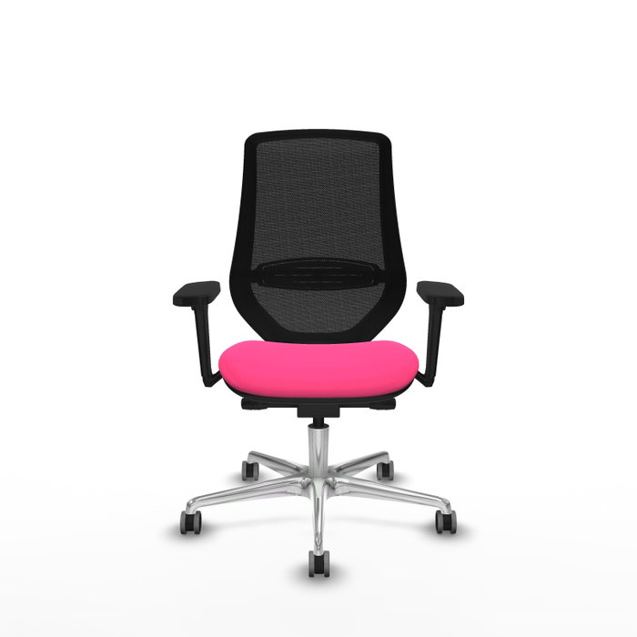 PIQUERAS Y CRESPO Silla de oficina Mardos con mecanismo Sincro/Traslack, Rosa y Negro PIQUERAS Y CRESPO Silla de oficina Mardos con mecanismo Sincro/Traslack, Rosa y Negro