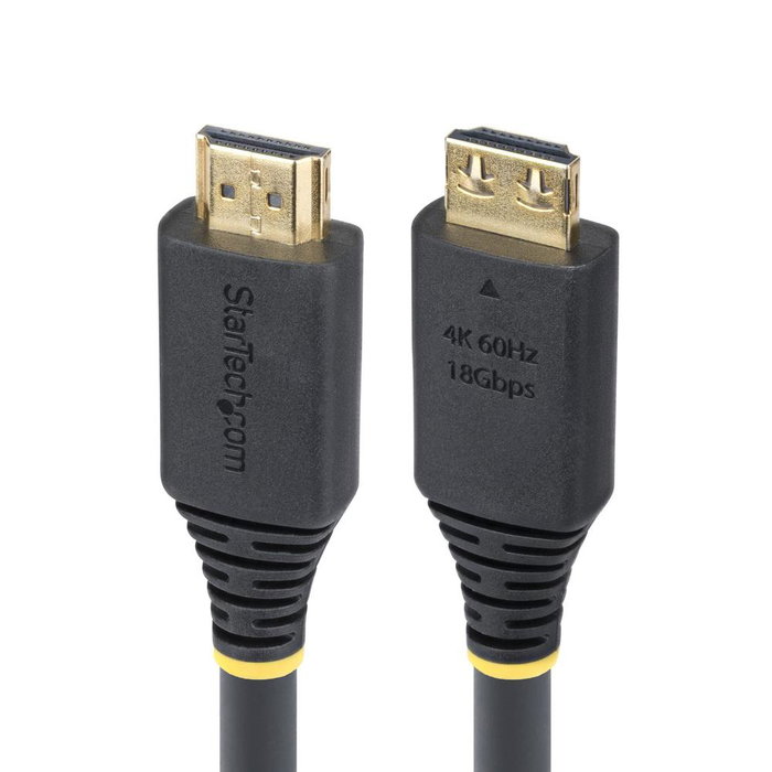 Startech Cable HDMI Macho a Macho 7 m Blindado Negro Sin Halógenos Pasivo 4K60Hz 1440p Startech Cable HDMI Macho a Macho 7 m Blindado Negro Sin Halógenos Pasivo 4K60Hz 1440p