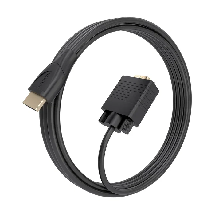 Aisens Cable Conversor HDMI a SVGA, 2.0m, Negro