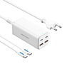 Vention Cargador de Pared 100W con 2xUSB-C, 2xUSB-A y Cable USB-C Blanco