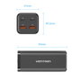 Vention Cargador de Pared 100W con 2xUSB-C, 2xUSB-A y Cable USB-C Blanco