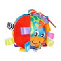 Playgro Pelota Loopy Loops 0180271 - Bebé Suave y Sonajera de Actividades Multilingüe +3 Meses