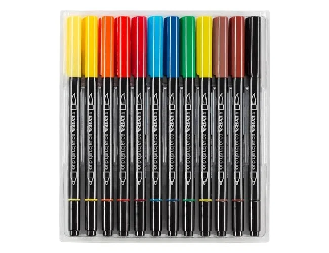 Lyra Aqua Brush Duo Set de 12 Colores Multicolor L6521120