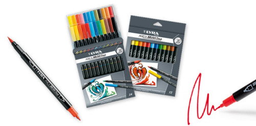 Lyra Aqua Brush Duo Rotulador Multicolor, 12 Piezas