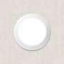 Fumagalli Plafón de Superficie Berta - Redondo, IP66, Casquillo E27, Blanco Translúcido, Ø275 x 80 mm, Bombilla No Incluida