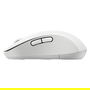 Logitech Signature M650 L Ratón Inalámbrico Bluetooth Bolt USB Receptor, Blanco, Diseñado para Mano Derecha, Tamaño L