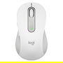Logitech Signature M650 L Ratón Inalámbrico Bluetooth Bolt USB Receptor, Blanco, Diseñado para Mano Derecha, Tamaño L