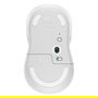 Logitech Signature M650 L Ratón Inalámbrico Bluetooth Bolt USB Receptor, Blanco, Diseñado para Mano Derecha, Tamaño L
