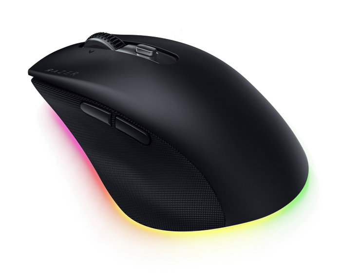 Razer Pro Click V2 Ratón Ergonómico Inalámbrico Gaming Negro USB-C RGB 30000 DPI