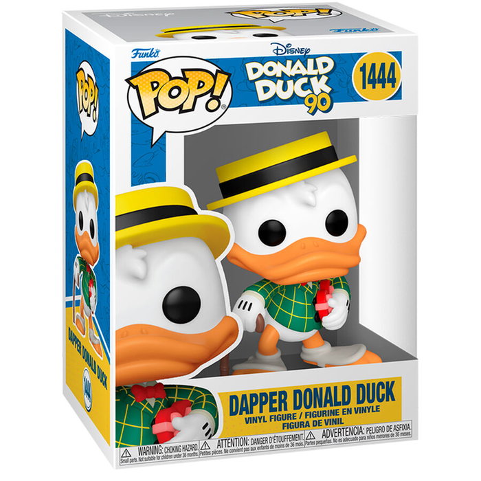 Funko POP Disney 90th Anniversary Dapper Donald Duck Figura Vinilo 9cm Caja Regalo Funko POP Disney 90th Anniversary Dapper Donald Duck Figura Vinilo 9cm Caja Regalo