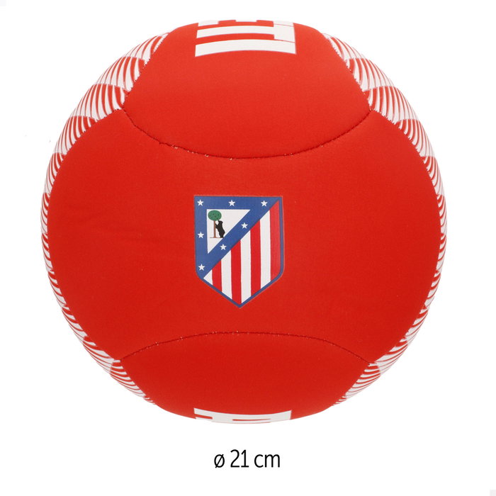 ATLETI Balón de fútbol de neopreno para playa o piscina T5