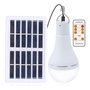 New Garden Bombilla Solar Portátil Recargable con Panel Solar, 20 LEDs, 5 Modos de Luz, Temporizador