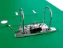 Liderpapel Archivador de Palanca Forrado PVC Verde 75mm