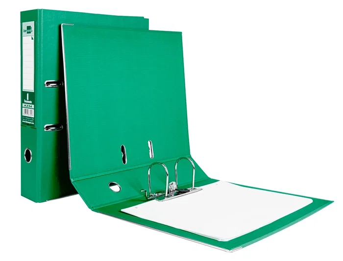 Liderpapel Archivador de Palanca Folio Documenta Forrado PVC Rado con Rado y Ollao, Lomo 75mm, Verde, Compresor Metálico Liderpapel Archivador de Palanca Folio Documenta Forrado PVC Rado con Rado y Ollao, Lomo 75mm, Verde, Compresor Metálico