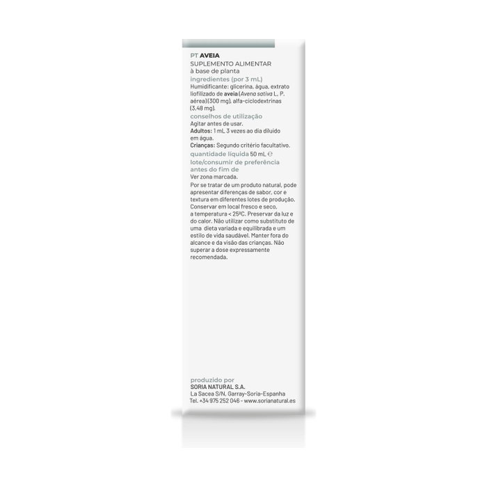 Soria Natural Extracto de Avena Siglo XXI 50 ml Soria Natural Extracto de Avena Siglo XXI 50 ml