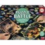 Educa Battle Jr Natura - 12 rompecabezas de 42 piezas con temática de naturaleza