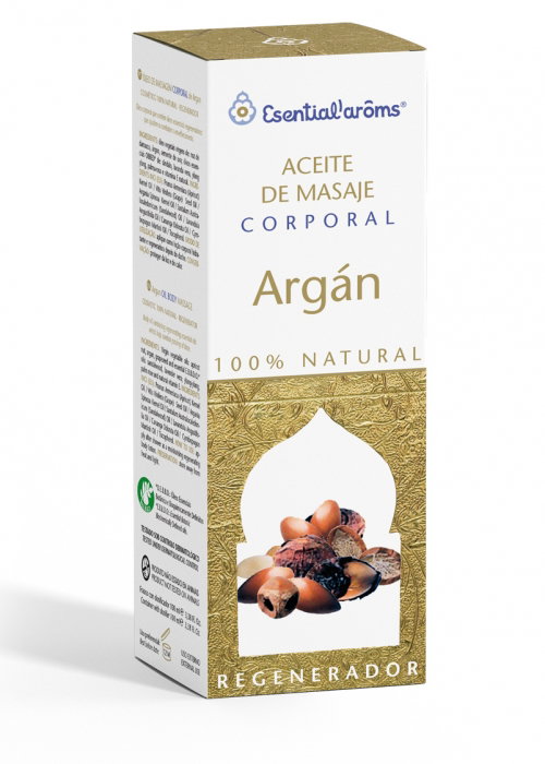 ESENTIAL AROMS Aceite de Masaje Corporal Argán Bio 100 ml ESENTIAL AROMS Aceite de Masaje Corporal Argán Bio 100 ml